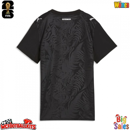 New Zealand Replica Home Stadium Shirt for Women World Cup 2026 Short Sleeve